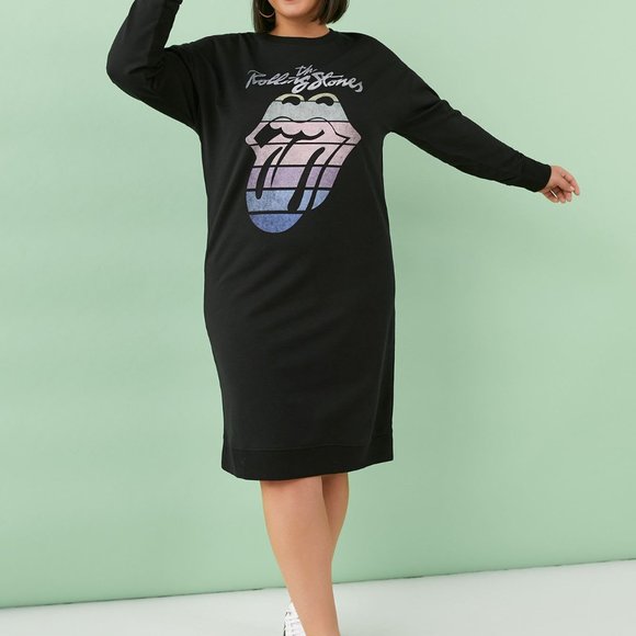 Robe-chandail à col rond ''The RollingStone'' - Picture 3 of 4